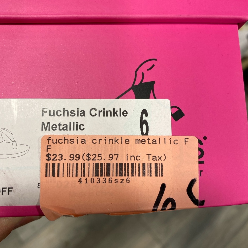 Corkys Women's Fuchsia Sandals - Picture 3 of 3